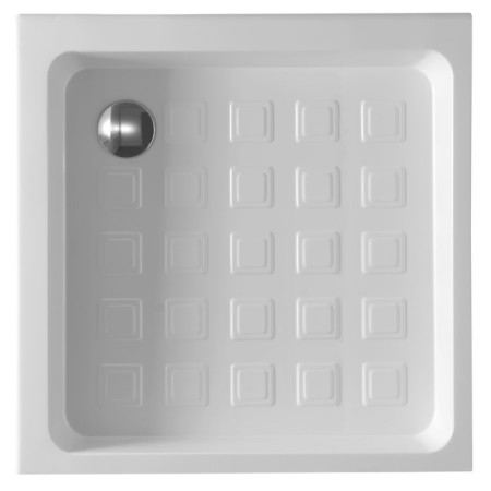 Kerasan RETRO brodzik prysznicowy ceramiczny kwadrat 90x90x20cm biały 133801