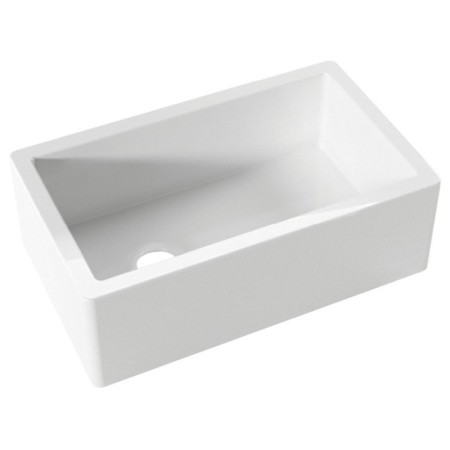 Kerasan ESSEX zlewozmywak ceramiczny 76x45.6cm biały 541101