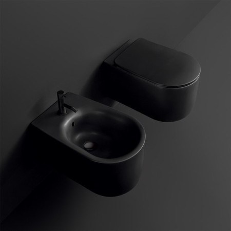 Kerasan NOLITA bidet wiszący 35x55cm czarny mat 532531