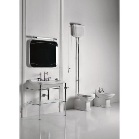 Kerasan WALDORF umywalka ceramiczna 80x55cm z 3 otworami na baterię biały 4141K1-3