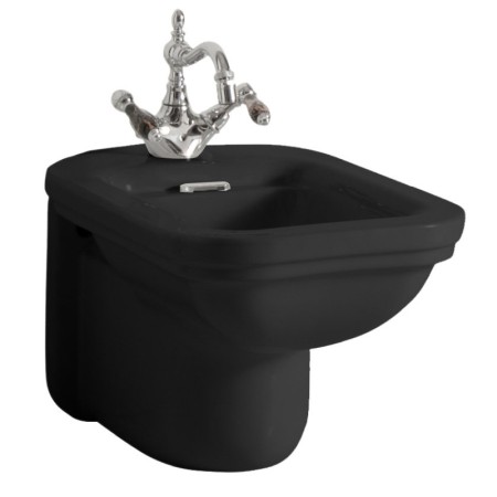 Kerasan WALDORF bidet wiszący 37x55cm czarny mat 4125K7