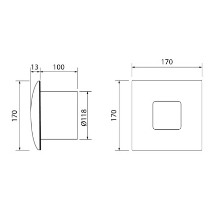 Cata SILENTIS 12 wentylator łazienkowy osiowy 20W 120mm biały 01080000