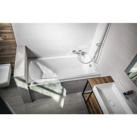 Polysan LILY SLIM wanna prostokątna 150x70x39cm biała 72273S