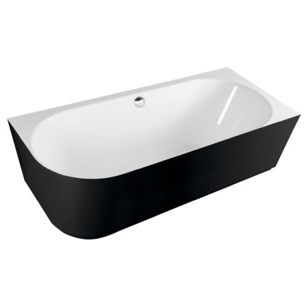 Polysan SUSSI R wanna wolnostojąca kompozyt 150x70x50cm czarna/biała 93241R