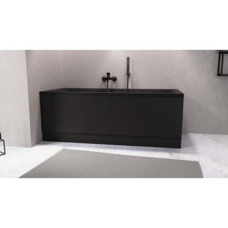 Polysan CLEO wanna prostokątna 170x70x48cm czarny mat 74611.21