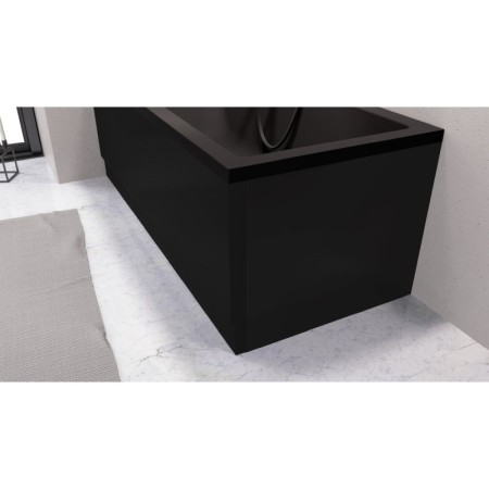Polysan CLEO wanna prostokątna 180x80x48cm czarny mat 95611.21