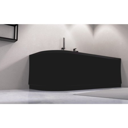 Polysan VIVA R wanna asymetryczna 175x80x47cm czarny mat 78119.21