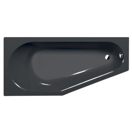 Polysan TIGRA L wanna asymetryczna 170x80x46cm lewa szary 90111.30