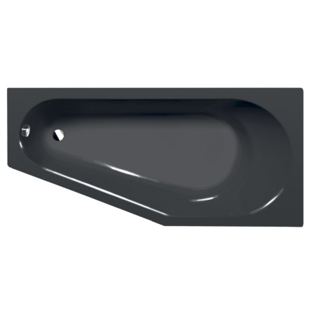 Polysan TIGRA R wanna asymetryczna 170x80x46cm prawa szary 90611.30