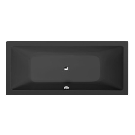 Polysan KRYSTA wanna prostokątna 180x80x39cm czarny mat 71710.21