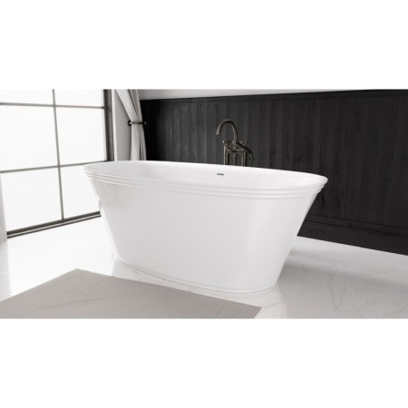 Polysan FLORINA wanna wolnostojąca kompozyt 170x80x61cm biała 93858