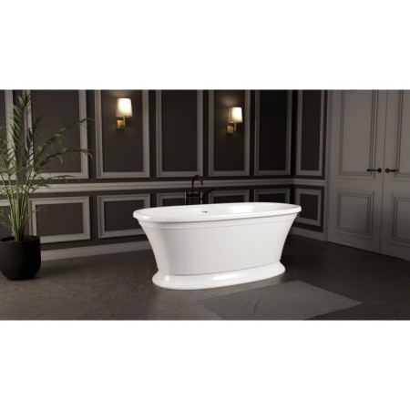 Polysan VELIA wanna wolnostojąca kompozyt 167x83x62.5cm biały 92230