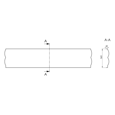 Rondane umywalka ceramiczna nablatowa średnica 41cm marmur portoro AR435PT Sapho