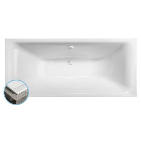 Polysan KALDERA SLIM Wanna prostokątna 180x80x40cm biała 60611S