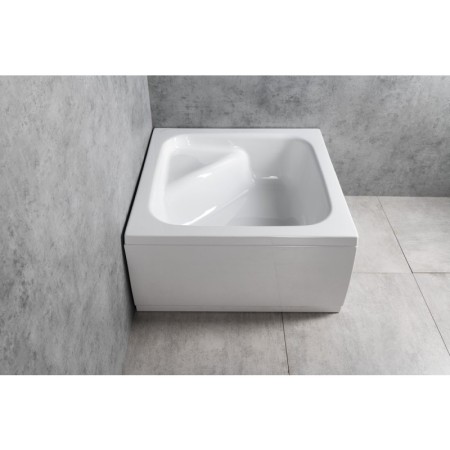 Polysan VISLA brodzik prysznicowy głęboki 80x80x29cm biłay 50111