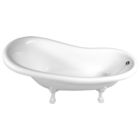 Polysan RETRO wanna wolnostojąca 158x76x71cm nogi białe biała 37112
