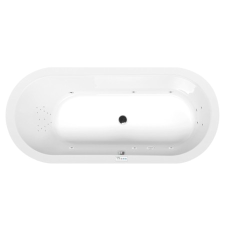 Polysan Astra O wanna z hydromasażem 165x75x48cm Highline Hydro chrom 35611.5010