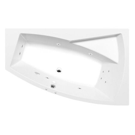 Polysan Evia R wanna z hydromasażem 170x100x47cm Active Hydro chrom 22611.1010
