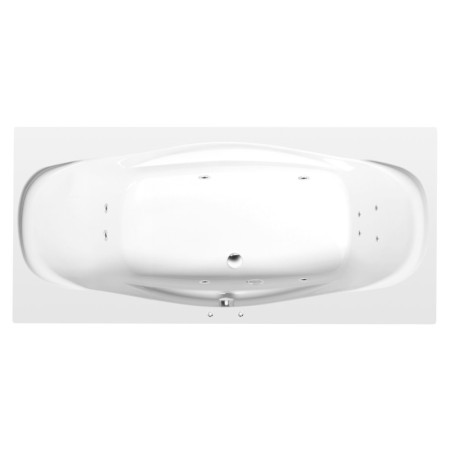 Polysan Garda wanna z hydromasażem 190x90x44cm Active Hydro chrom 14111.1010