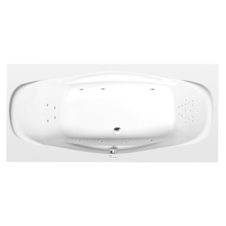 Polysan Garda wanna z hydromasażem 190x90x44cm Highline Hydro chrom 14111.5010