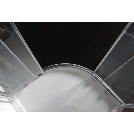 Polysan LUCIS LINE kabina prysznicowa półokrągła 1000x1000mm R550 szkło czyste DL3015