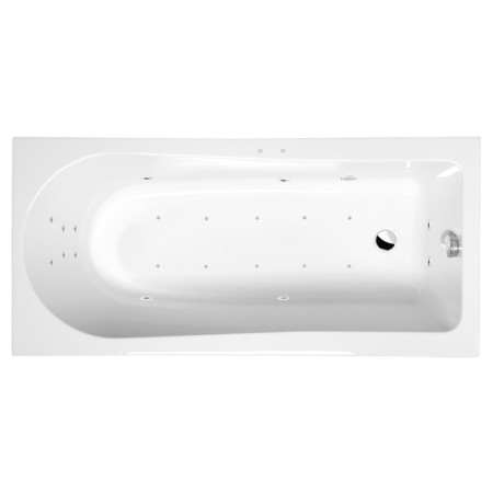 Polysan Lisa wanna z hydromasażem 150x70x47cm Attraction Hydro-Air chrom 85111.4010