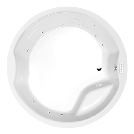Polysan Royal Round wanna z hydromasażem 172x172x49cm Highline Hydro chrom 73211.5010