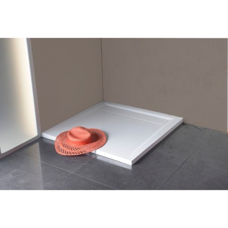 Polysan ARENA brodzik kompozytowy z pokrywą kwadrat 90x90cm biała 71601