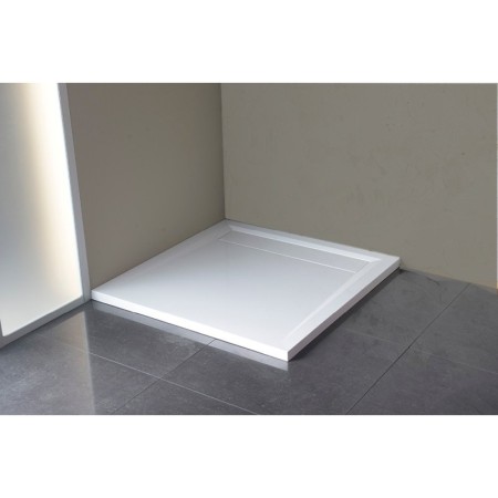 Polysan ARENA brodzik kompozytowy z pokrywą kwadrat 90x90cm biała 71601