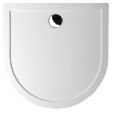 Polysan ISA 100 brodzik prysznicowy kompozytowy półokragły100x100cm biały 72888