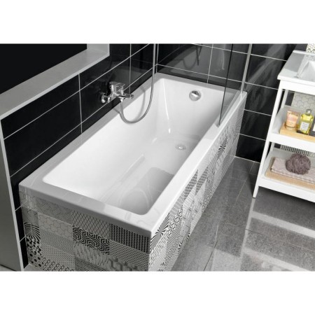 Aqualine DOUBRAVA wanna prostokątna 160x70x41cm biały A1670