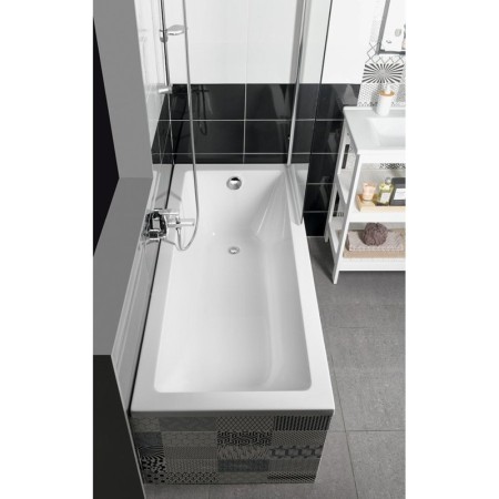 Aqualine DOUBRAVA wanna prostokątna 160x70x41cm biały A1670