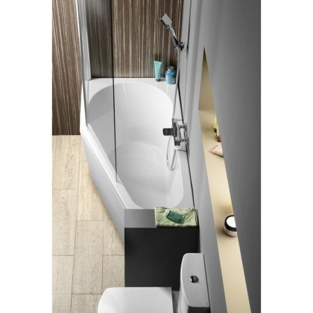 Polysan TIGRA wanna asymetryczna 150x75x46cm lewa biały 72928
