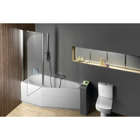Polysan TIGRA wanna asymetryczna 150x75x46cm lewa biały 72928
