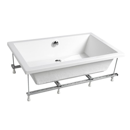 Polysan DEEP brodzik głęboki z konstrukcją prostokąt 130x75x26cm biały 72948