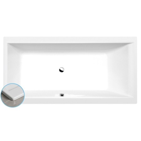 Polysan CLEO SLIM wanna prostokątna 180x90x48cm biała 13111S