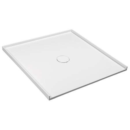 Polysan MIRAI brodzik kompozytowy do montażu w płytkach 90x90x18cm biały 73185