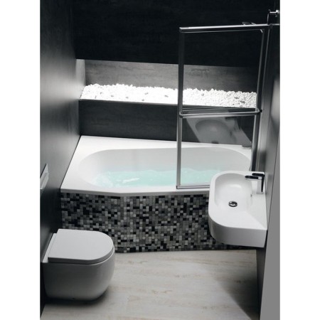 Polysan ASTRA WL SLIM wanna asymetryczna 165x90x48cm biała 30611S