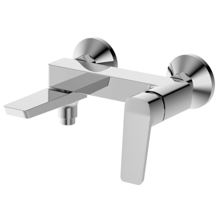 FLERY bateria wannowa/prysznicowa ścienna z obrotową wylewką chrom FY010 Aqualine