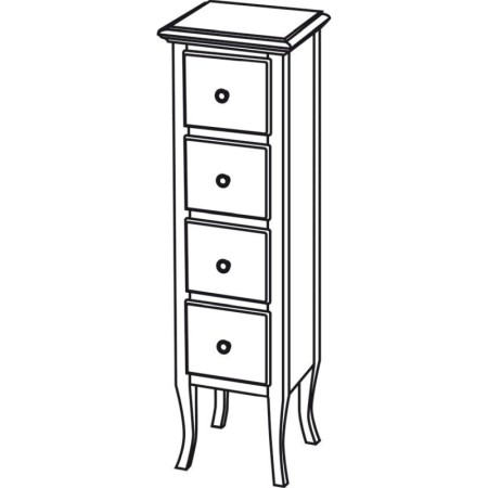 Sapho RETRO szafka 35x119x33cm buk 1673