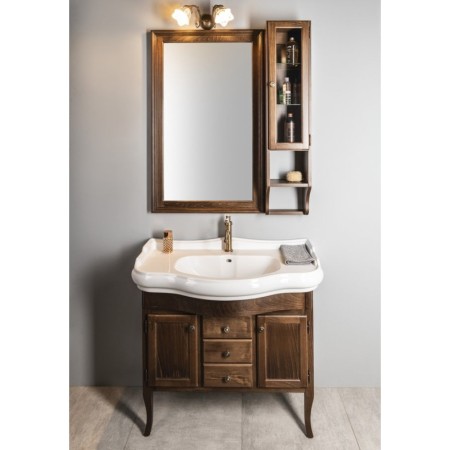 Sapho RETRO szafka do lustra 25x115x20cm buk prawa 1681