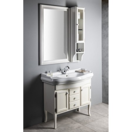Sapho RETRO szafka do lustra 25x115x20cm starobiała 1688