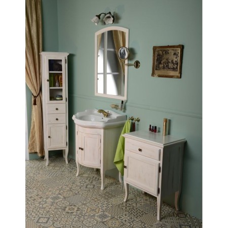 Sapho RETRO szafka 60x80x38cm starobiała prawa 1693