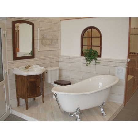 Sapho RETRO szafka umywalkowa 60x80x45 buk 735140