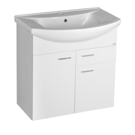 Aqualine ZOJA szafka umywalkowa 71.5x74x34cm biała 51075A