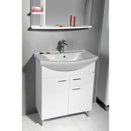 Aqualine ZOJA szafka umywalkowa 71.5x74x34cm biała 51075A