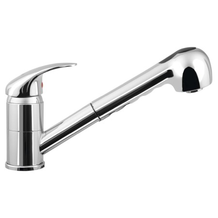 Aqualine KASIOPEA bateria kuchenna z wysuwanym prysznicem chrom 1107-70