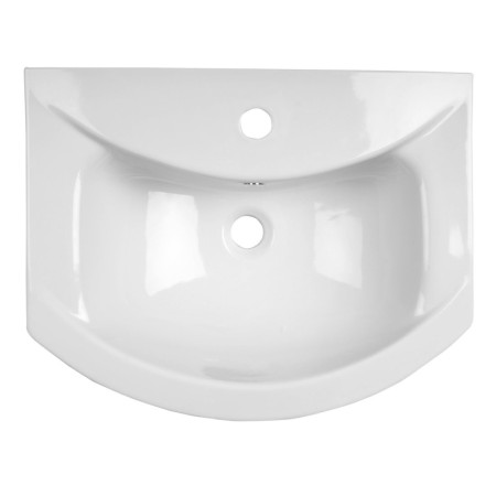 Aqualine ZERO umywalka meblowa 55x43.5cm biała 6055