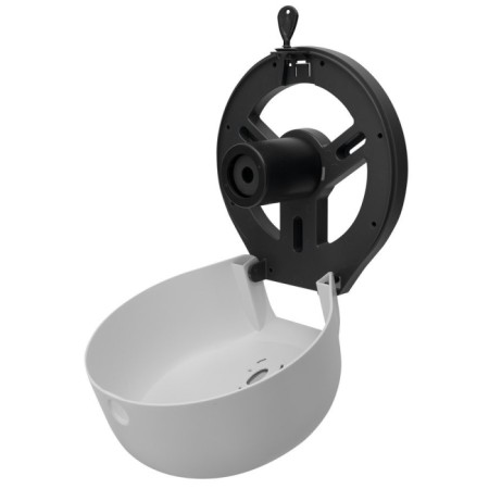Aqualine EMIKO Zasobnik papieru toaletowego na rolę o średnicy 26 cm ABS biały 1319-90