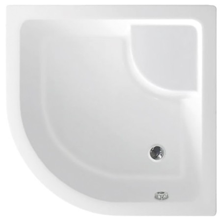 Aqualine Brodzik prysznicowy akrylowy półokrągły 90x90x28cm z nóżkami R550 C93